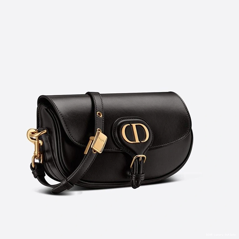 Cheap Box East-West Dior Black Bag Calfskin Bobby 0803 Luxury